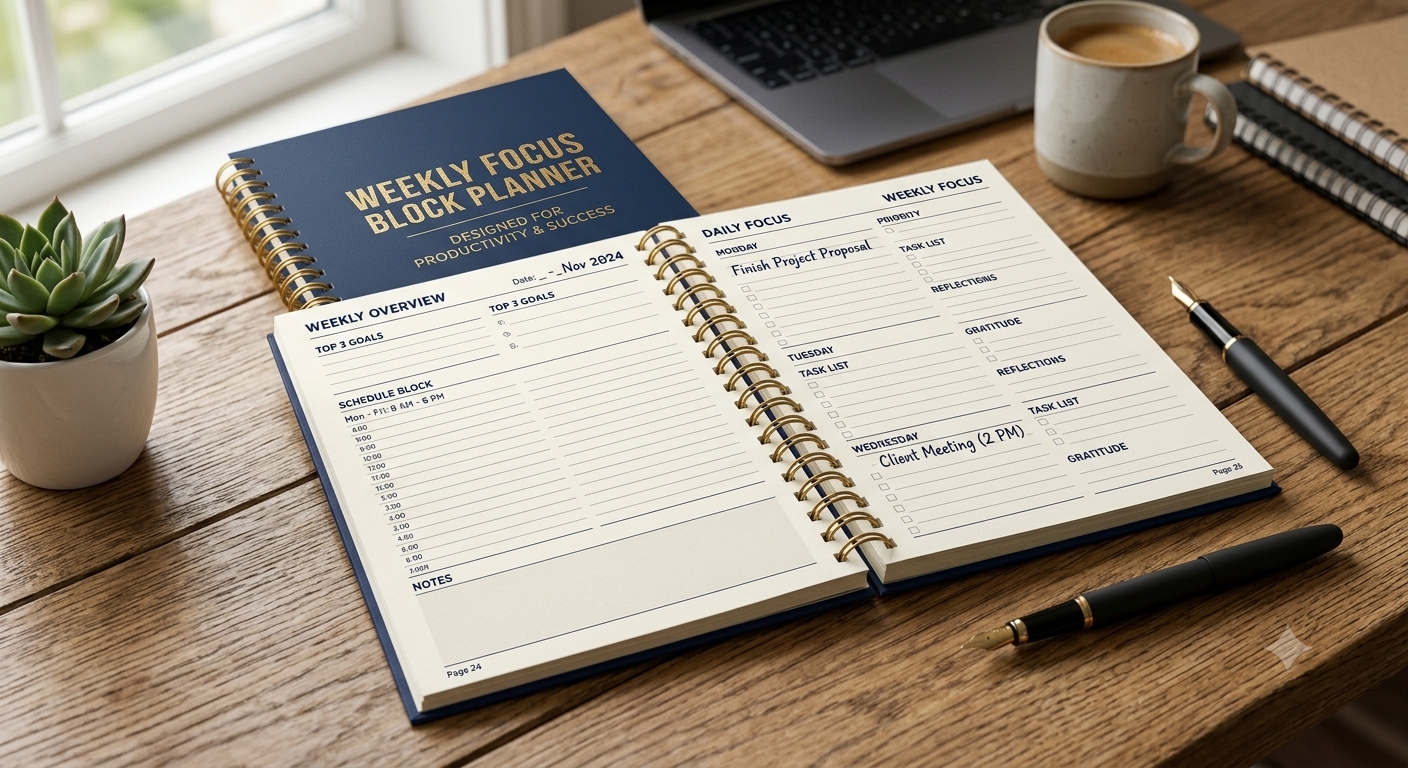 Ultimate Focus Planner and Momentum Workbook