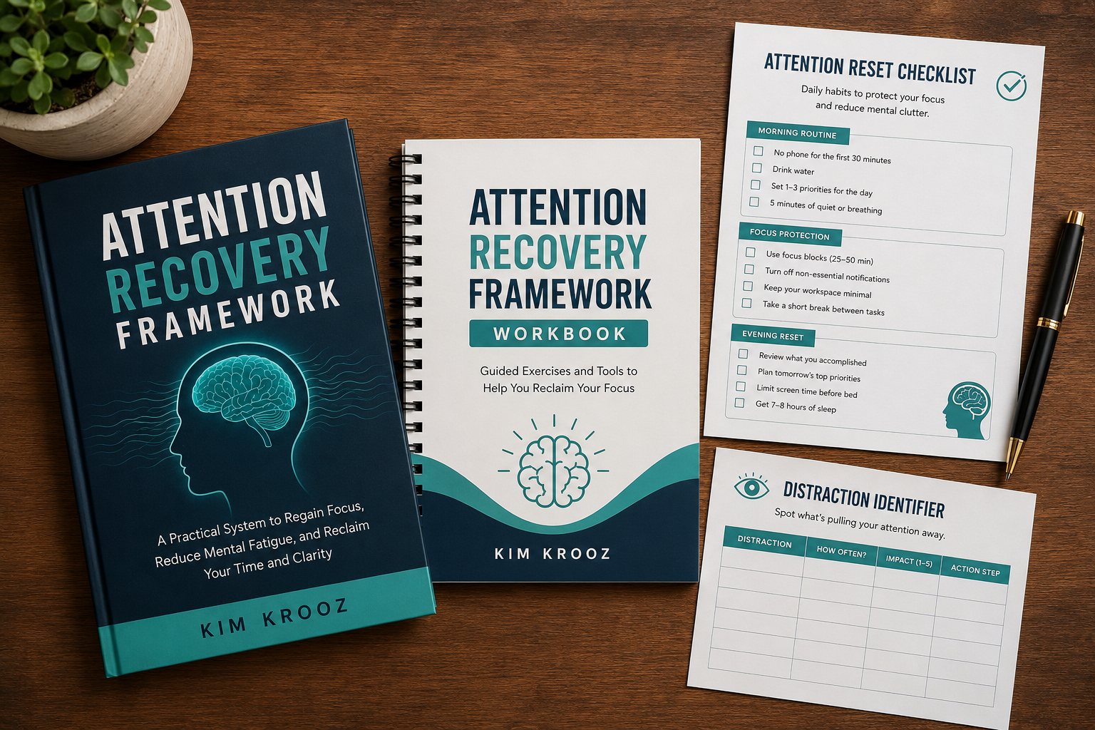 The Attention Recovery Framework guide and bonuses together